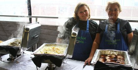 Dannie and her catering staff