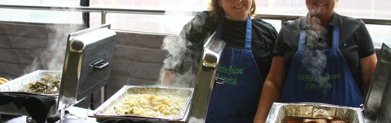 Dannie and her catering staff